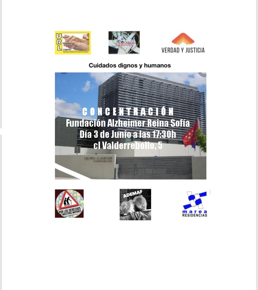 Apoyos concentración Reina Sofía alzheimer