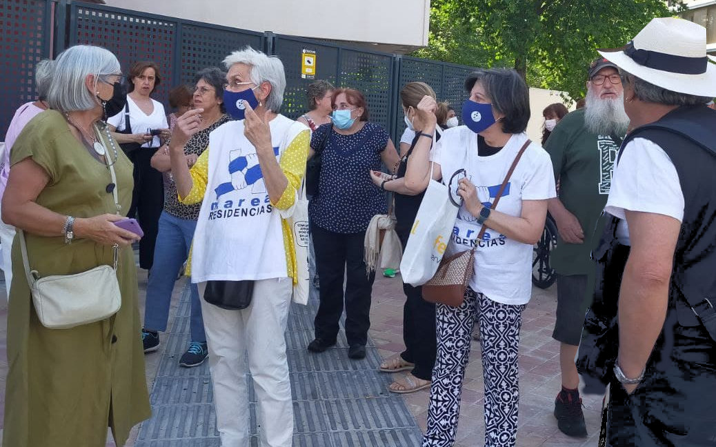 Integrantes Marea Residencias en apoyo familiares Reina Sofía