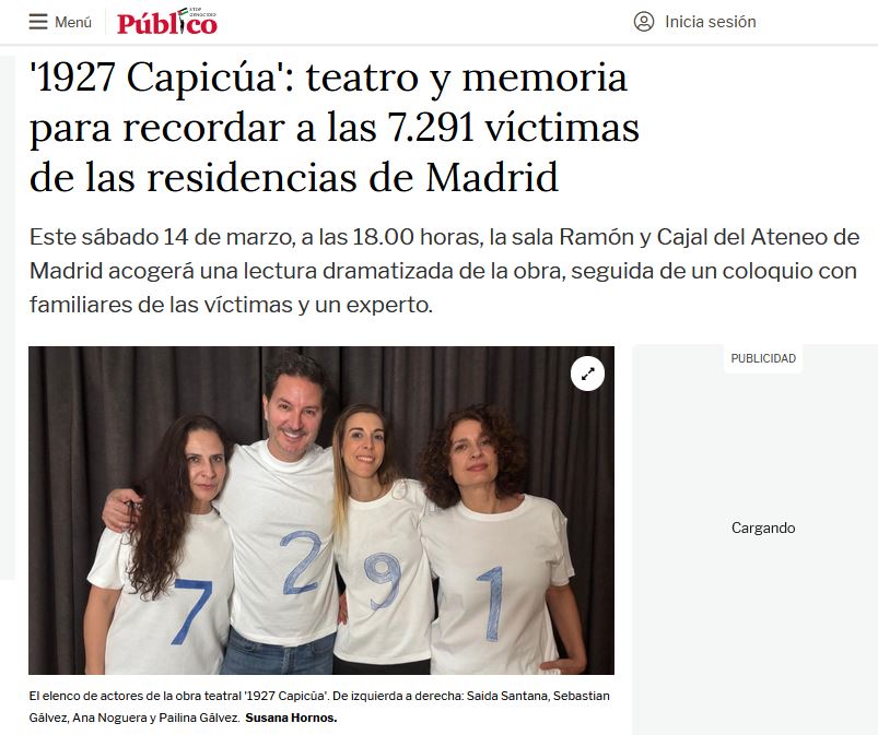 Captura de artículo de Público para su enlace